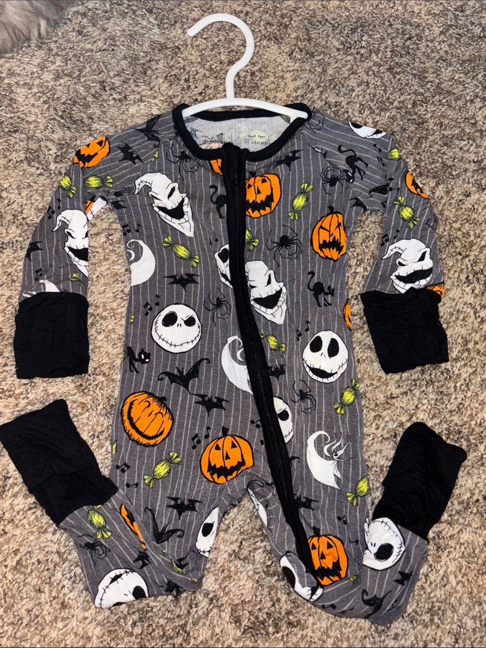 Little Sleepies "The Nightmare Before Christmas" Zippy (0-3)